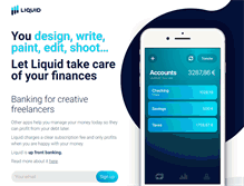 Tablet Screenshot of helloliquid.com